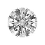 GIA 颜色 D 级圆钻示意